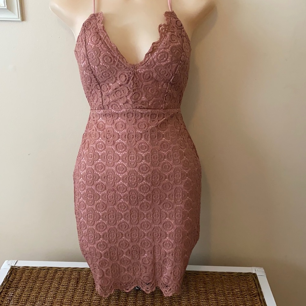 Small lace cocktail dress